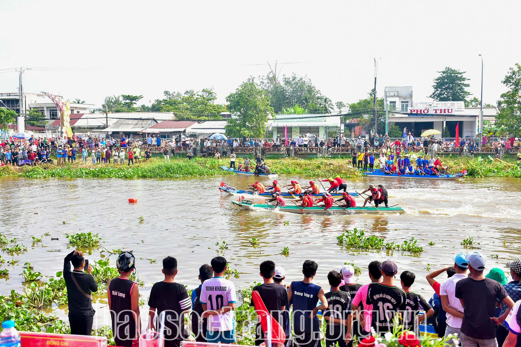 Vực dậy phong trào bơi đua vỏ lãi composite huyện Châu Thành