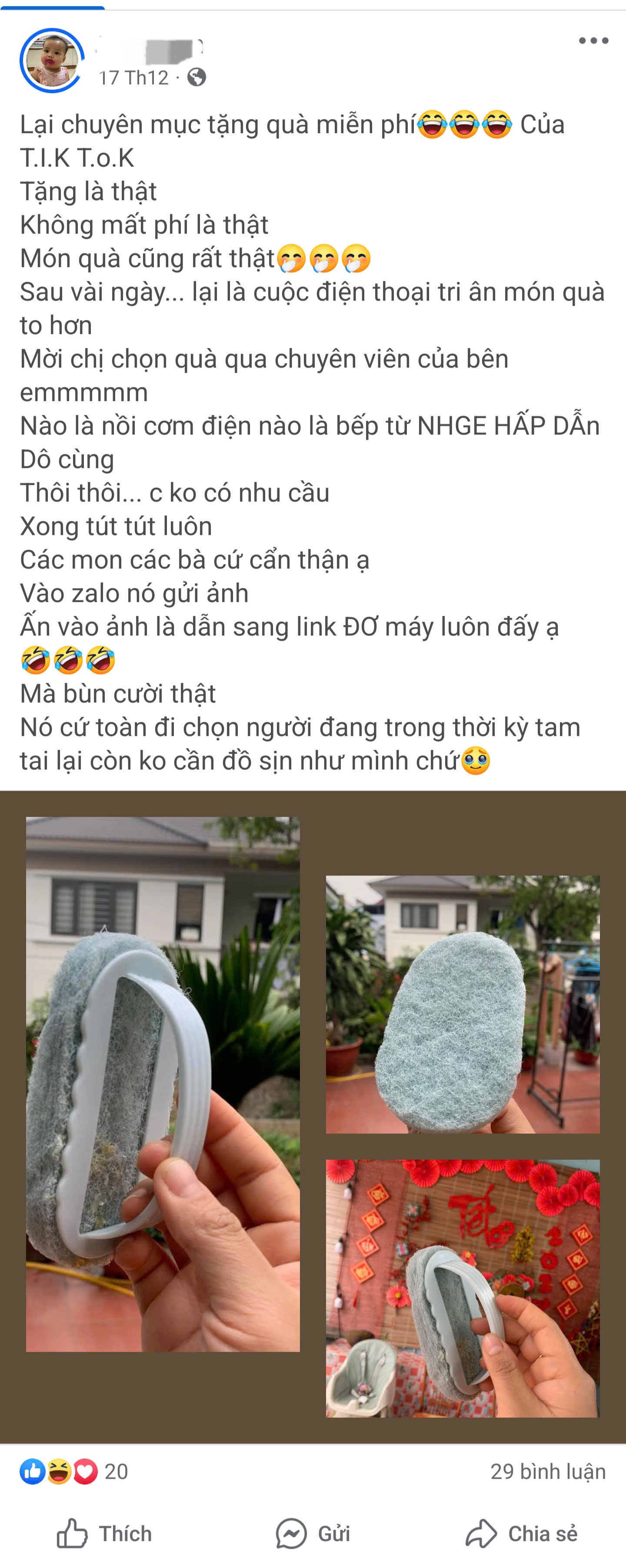 Nhiều tài khoản Facebook cảnh báo về tình trạng mạo danh nhân viên Tik Tok để lừa đảo trực tuyến. Ảnh: HẢI HÀ