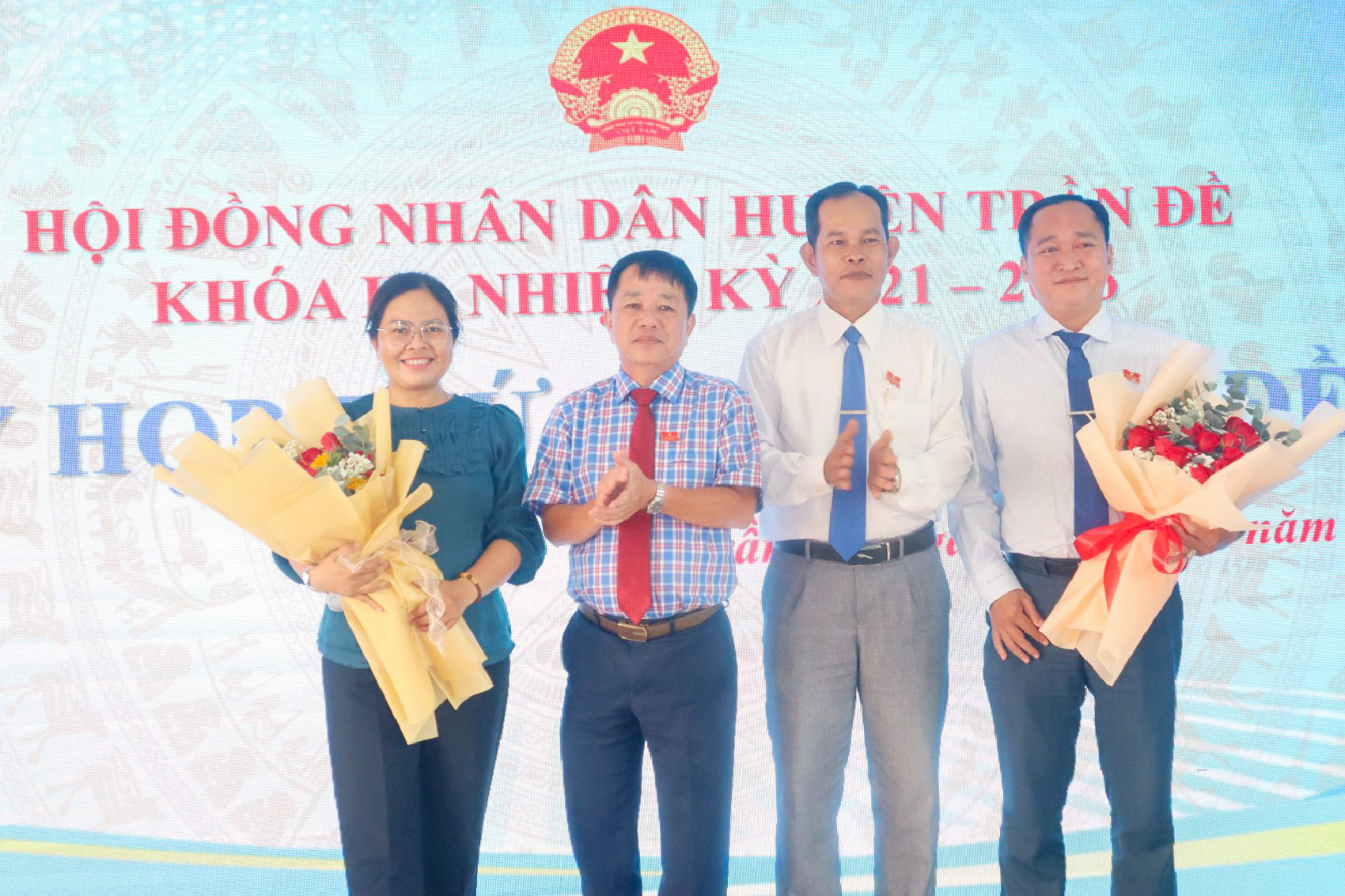 Đồng chí Hồ Quang Đại được bầu giữ chức Phó Chủ tịch UBND huyện Trần Đề