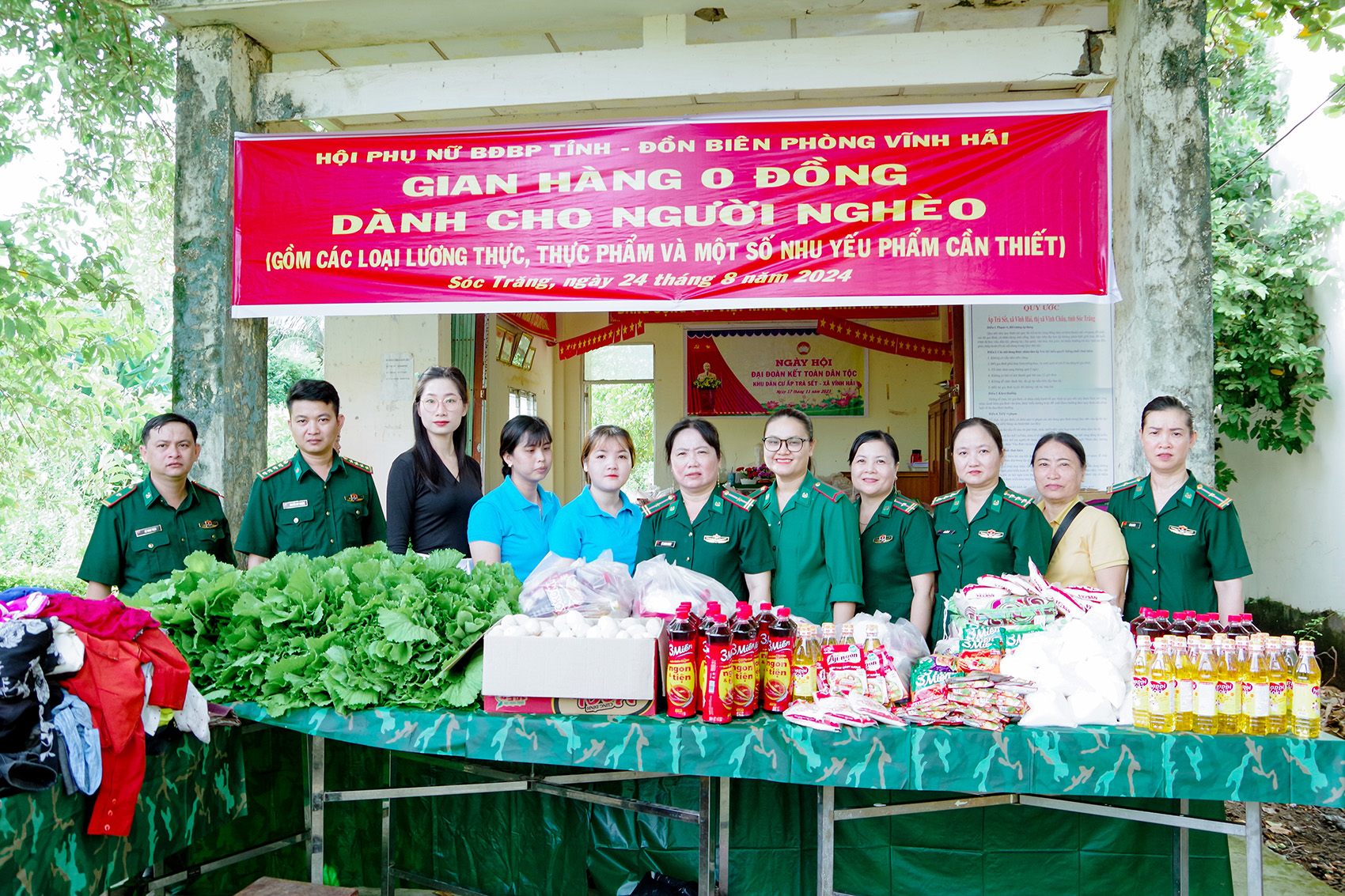 Mô hình "Gian hàng 0 đồng” dành cho người nghèo khu vực biên giới biển