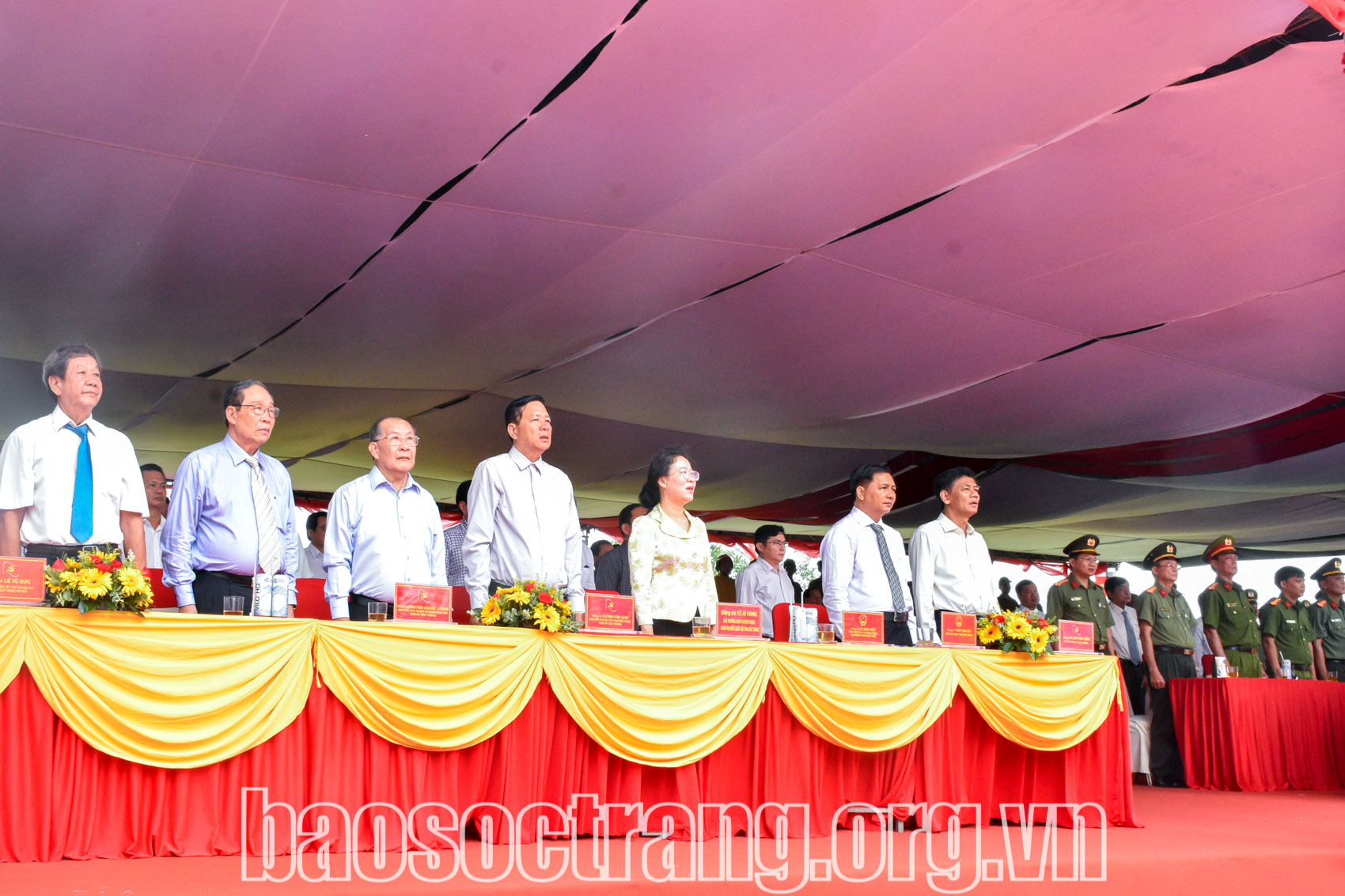 Sóc Trăng ra mắt lực lượng tham gia bảo vệ an ninh, trật tự ở cơ sở