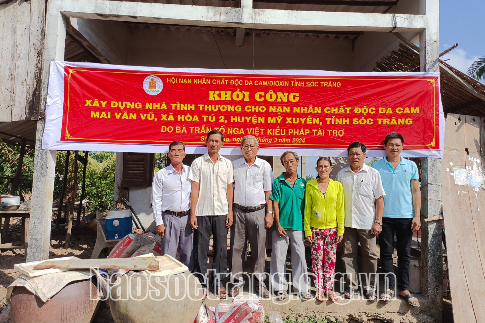 Khởi công xây dựng nhà tình thương hỗ trợ nạn nhân chất độc da cam, người khuyết tật