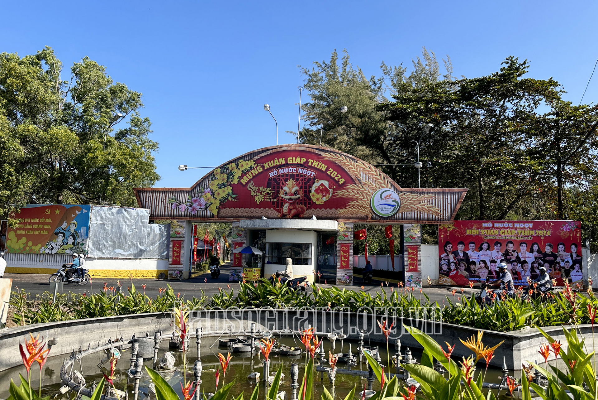 Khu Văn hóa Hồ Nước Ngọt nhộn nhịp chuẩn bị đón xuân Giáp Thìn