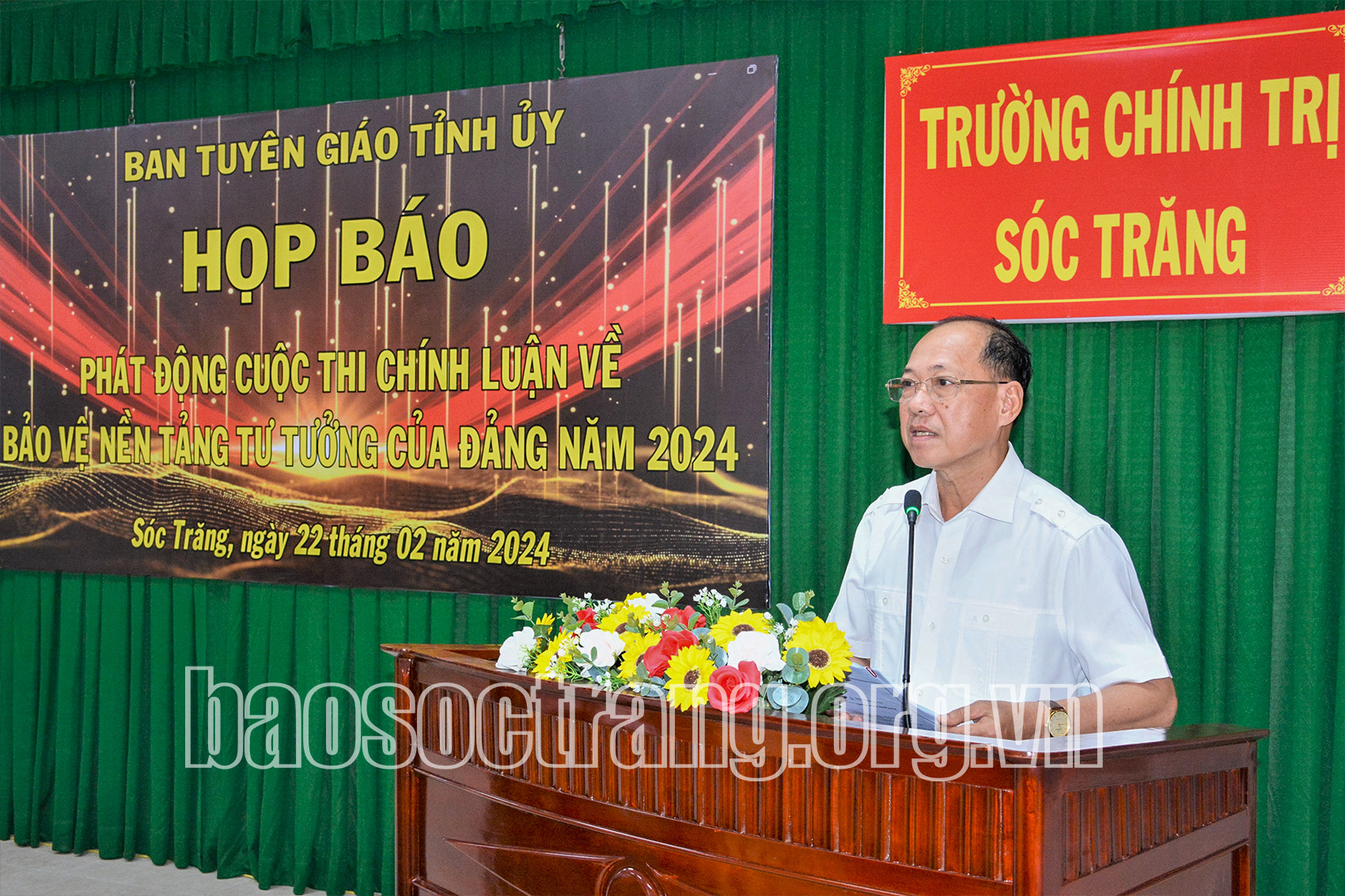 Phấn đấu có từ 7 - 10% cán bộ, đảng viên, công chức, viên chức, đoàn viên, hội viên có tác phẩm tham gia Cuộc thi chính luận về bảo vệ nền tảng tư tưởng của Đảng