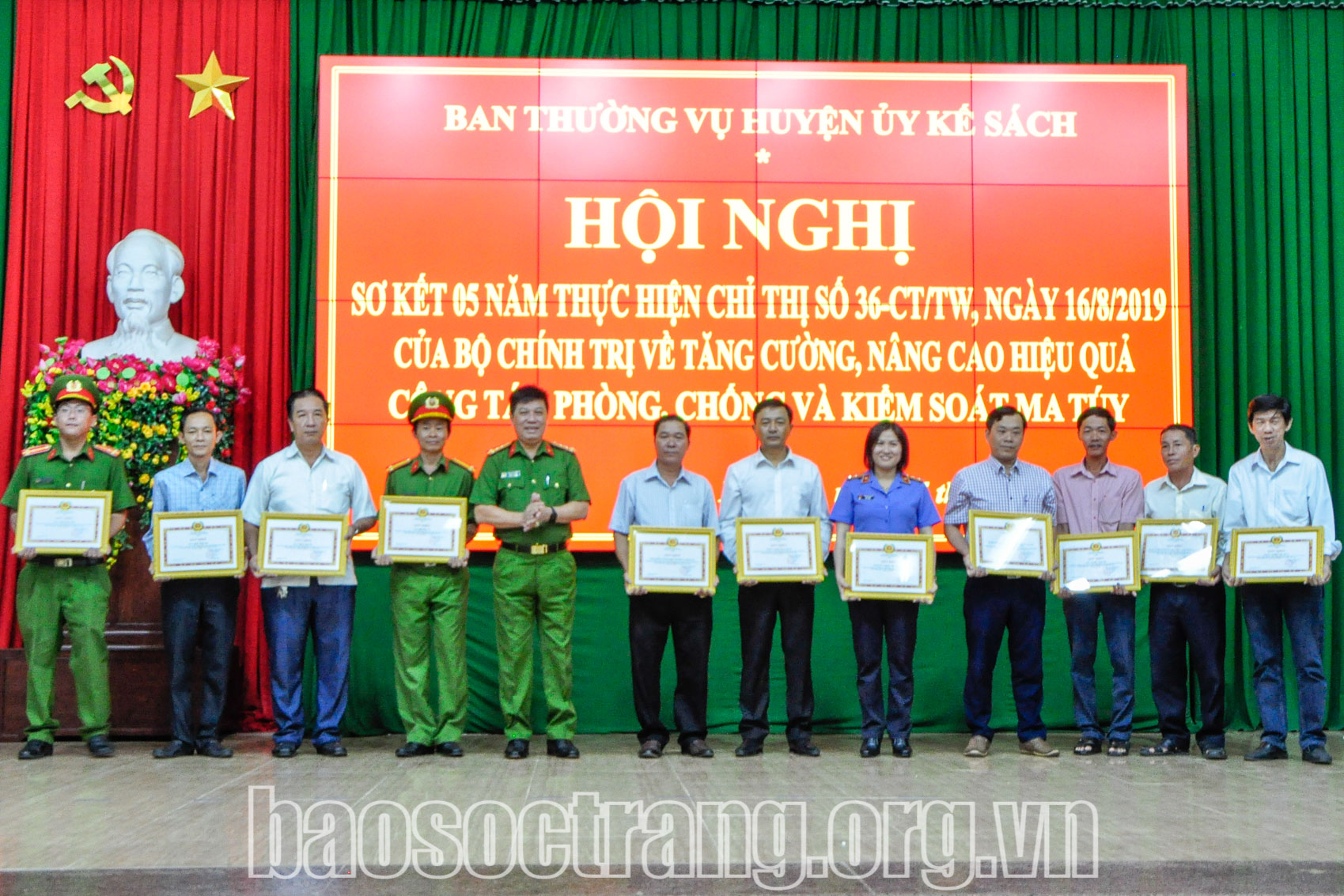 Huyện Kế Sách tiếp tục tăng cường công tác tuyên truyền về tác hại của ma túy