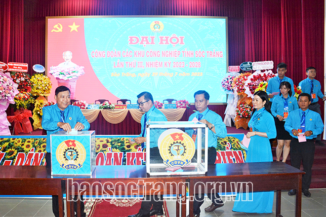 Hoàn thành đại hội công đoàn cấp trên trực tiếp cơ sở nhiệm kỳ 2023 - 2028