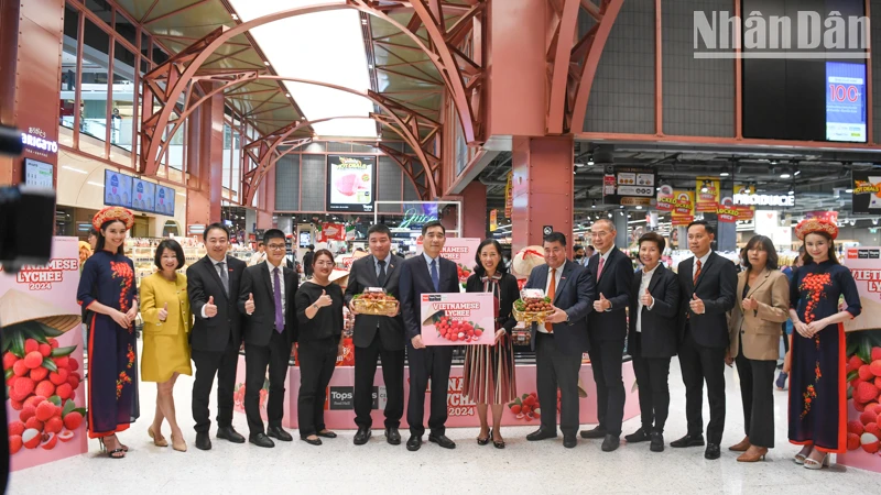 Vải thiều Việt Nam khẳng định thương hiệu tại Thái Lan