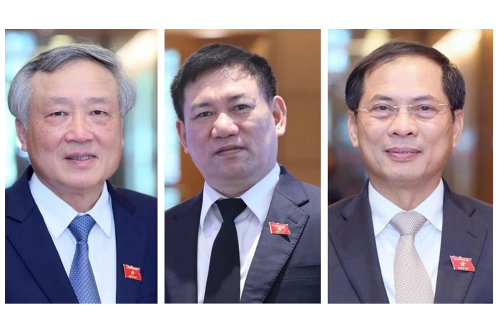 Quốc hội phê chuẩn bổ nhiệm 3 tân Phó Thủ tướng Chính phủ