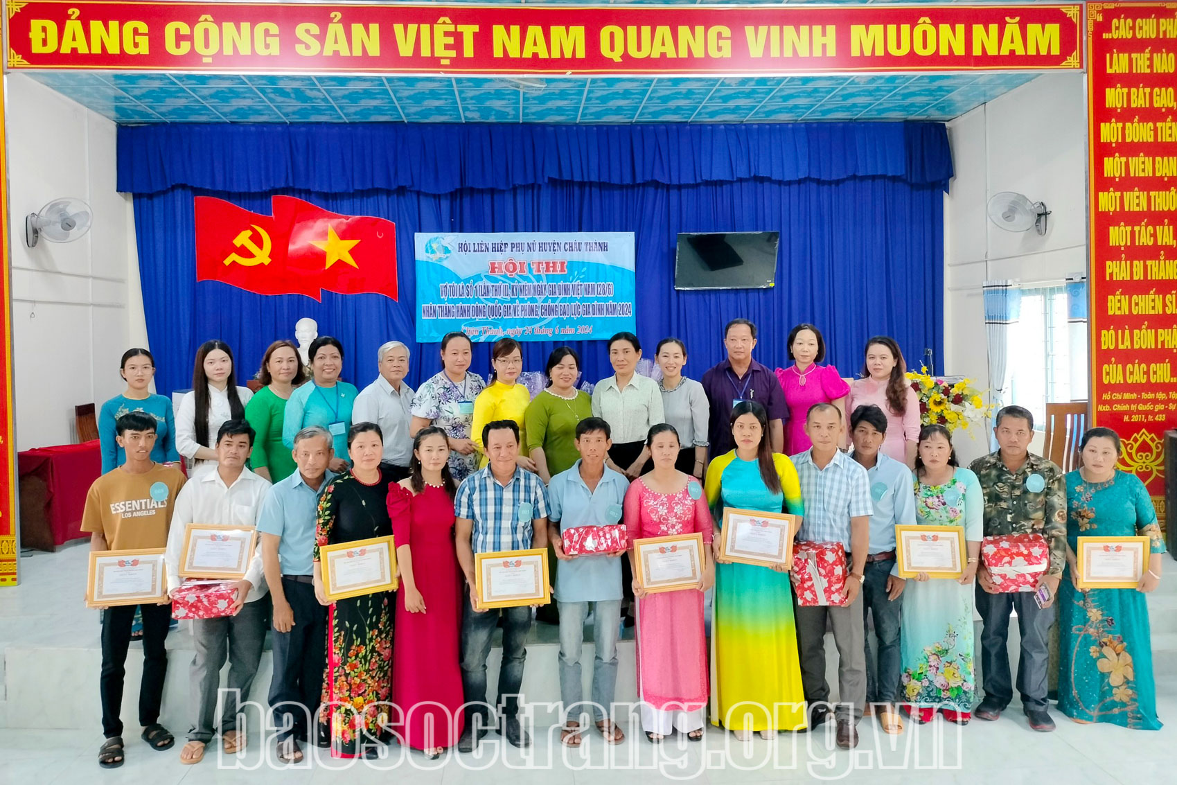 Sôi nổi Hội thi “Vợ tôi là số 1” huyện Châu Thành