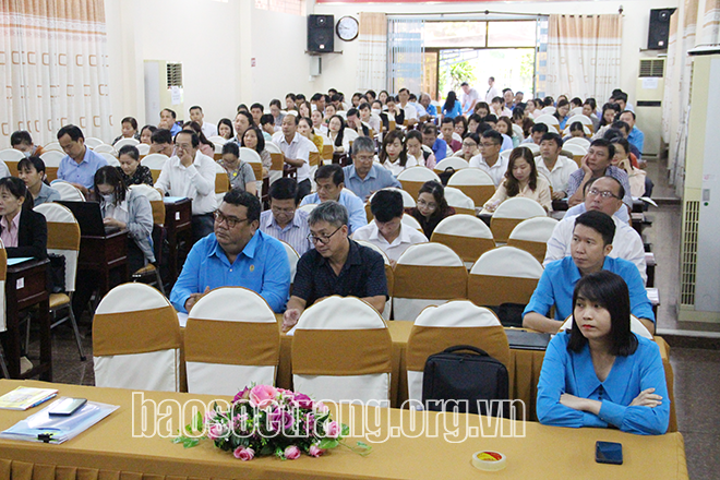 Tổ chức tập huấn, bồi dưỡng nghiệp vụ cho cán bộ công đoàn cơ sở năm 2023