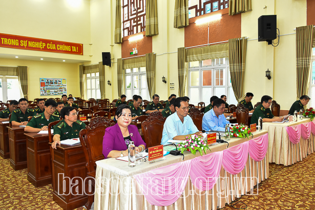 Đảng ủy Bộ đội Biên phòng Sóc Trăng tổ chức lấy phiếu tín nhiệm