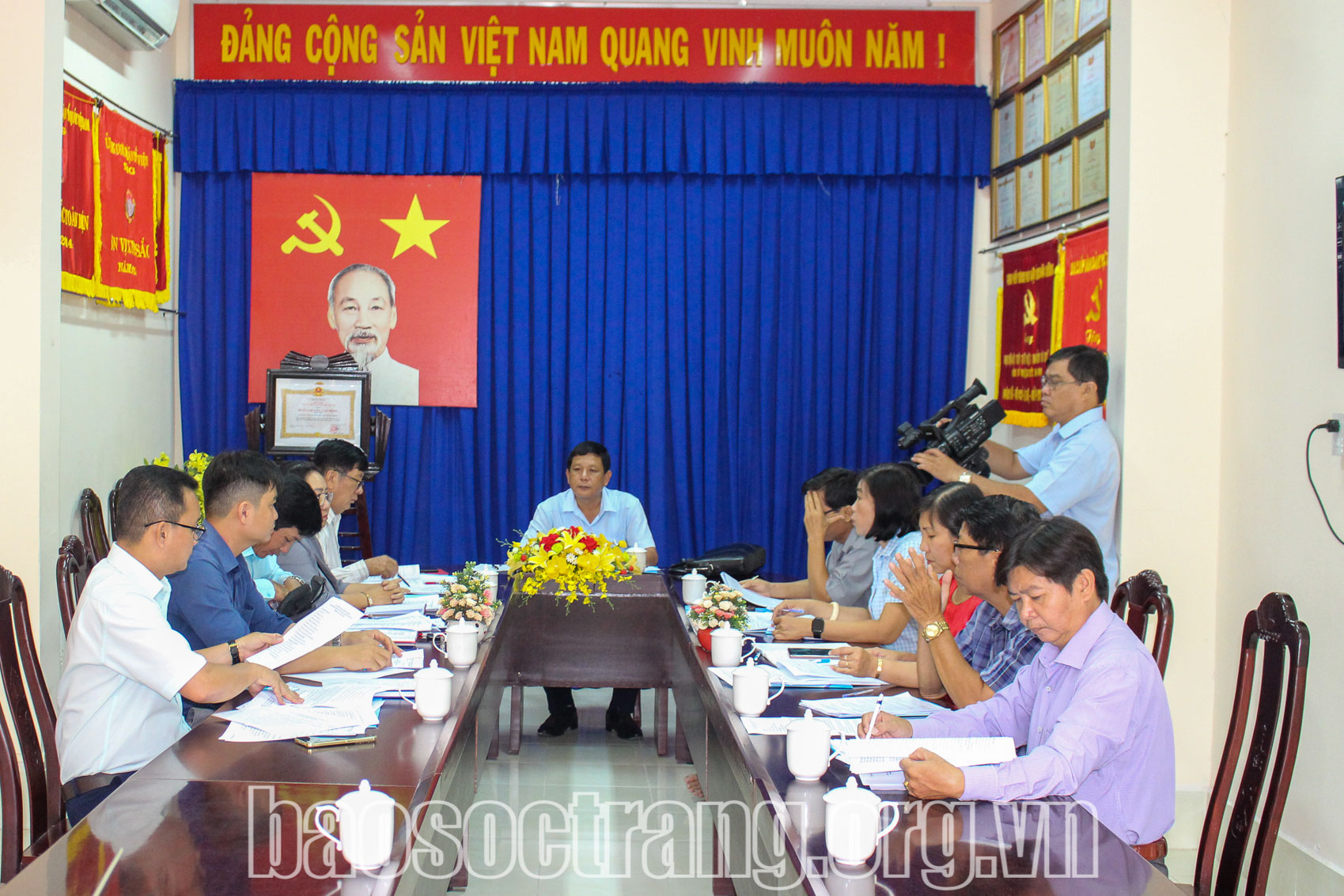 Chuẩn bị chu đáo cho đại hội điểm Đại hội đại biểu Mặt trận Tổ quốc Việt Nam huyện Mỹ Tú