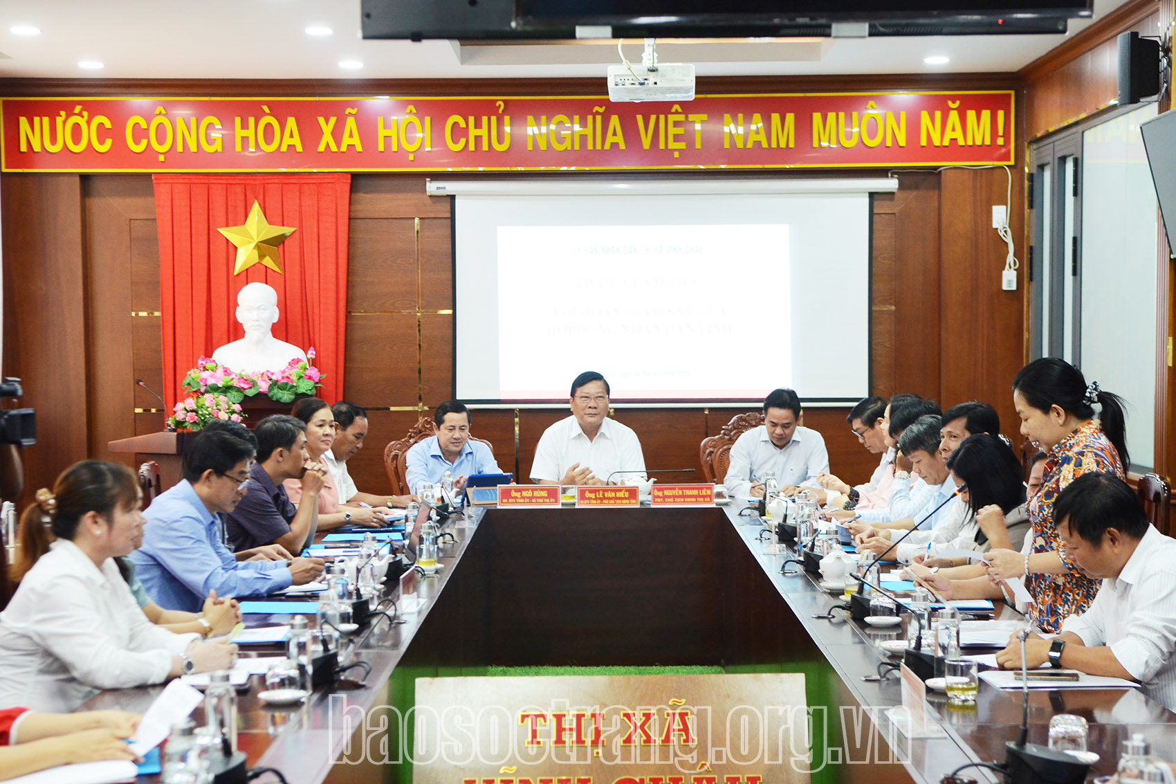 Giám sát việc thực hiện chính sách, pháp luật về quy hoạch, kế hoạch sử dụng đất tại thị xã Vĩnh Châu