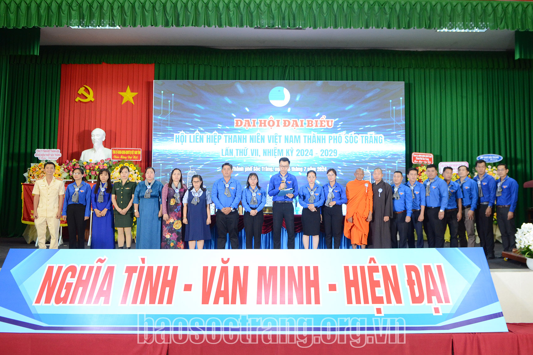Đại hội đại biểu Hội Liên hiệp Thanh niên Việt Nam thành phố Sóc Trăng lần thứ VII, nhiệm kỳ 2024 - 2029 thành công tốt đẹp