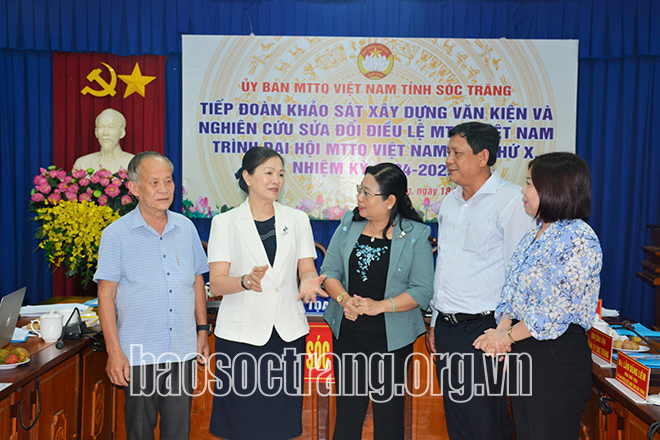 Khảo sát xây dựng văn kiện và nghiên cứu sửa đổi điều lệ Mặt trận Tổ quốc Việt Nam