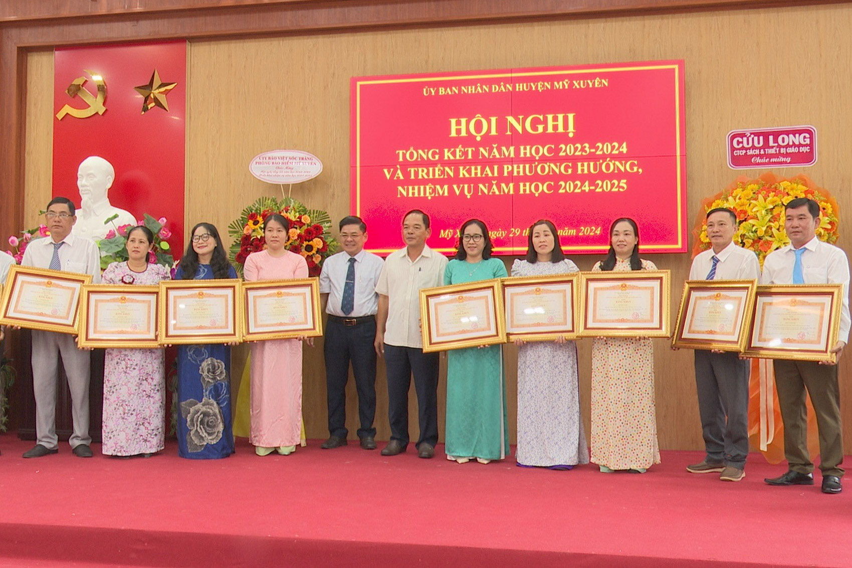 Ngành Giáo dục và Đào tạo huyện Mỹ Xuyên thực hiện tốt nhiệm vụ năm học 2023 - 2024