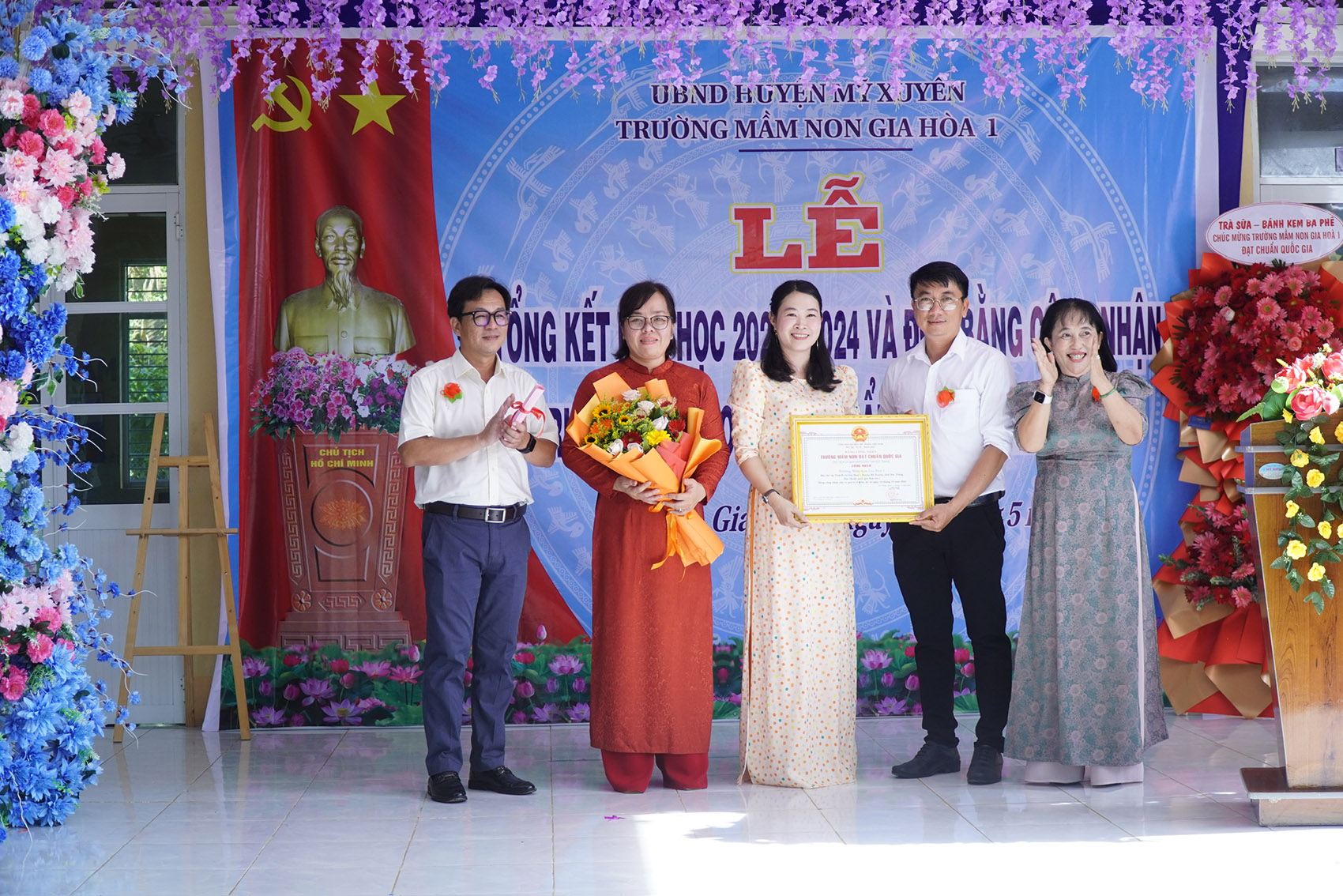 Trường Mầm non Gia Hòa 1 đạt chuẩn quốc gia mức độ 1