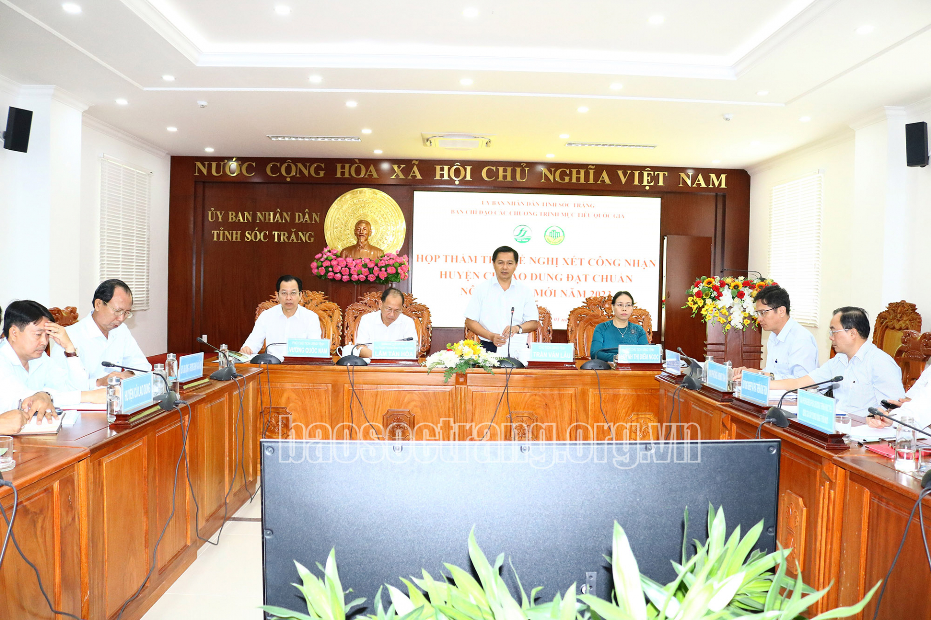 100% ý kiến đề nghị xét công nhận huyện Cù Lao Dung đạt chuẩn nông thôn mới