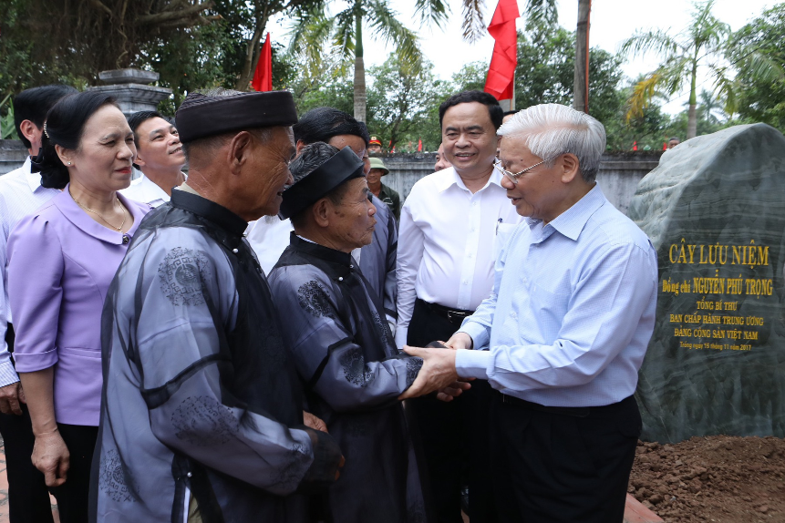 Một số hình ảnh nổi bật của Tổng Bí thư Nguyễn Phú Trọng