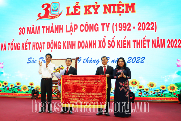 Kỷ niệm 30 năm thành lập công ty và tổng kết hoạt động kinh doanh xổ số kiến thiết năm 2022