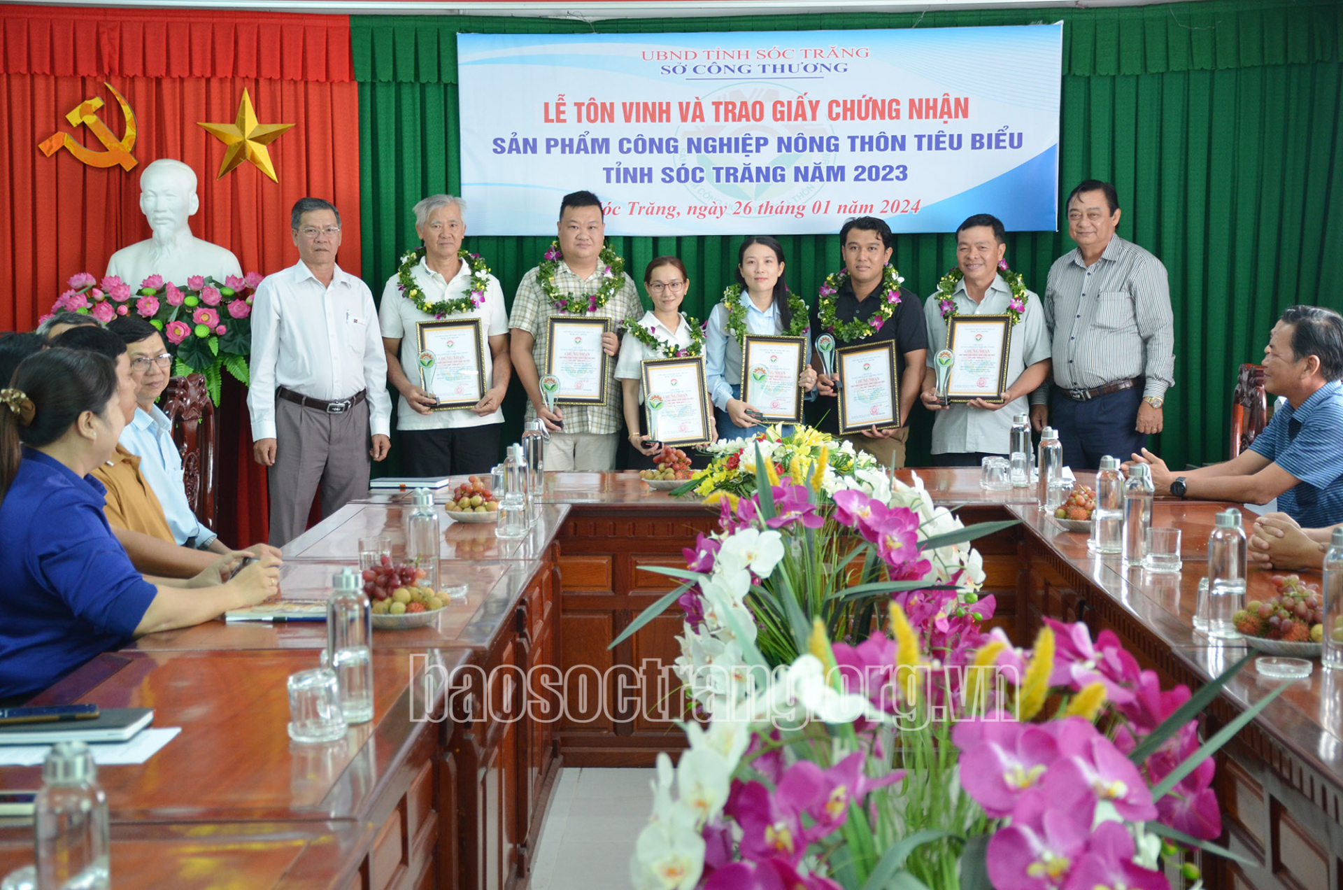 Công nhận 25 sản phẩm công nghiệp nông thôn tiêu biểu tỉnh năm 2023