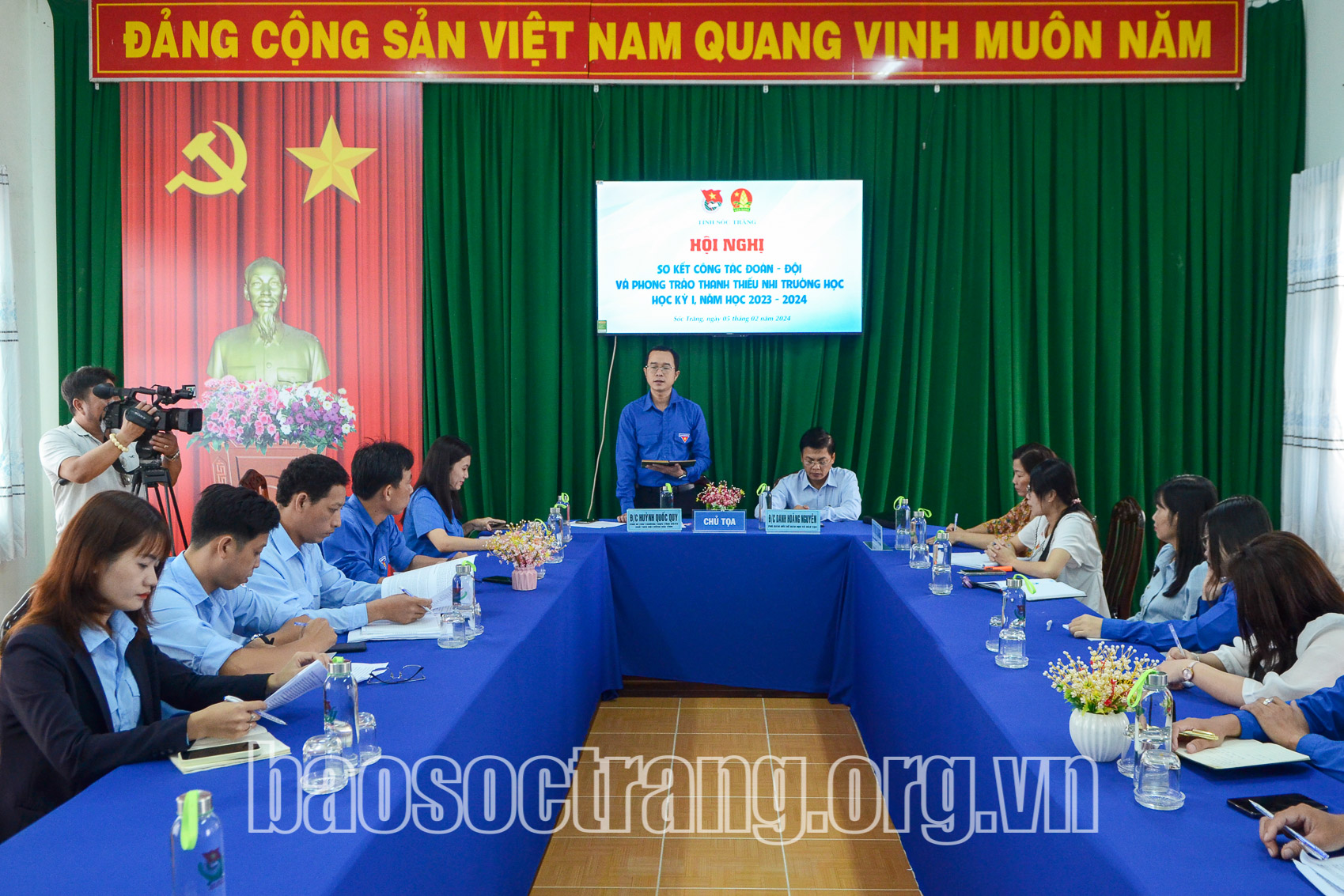 Sơ kết công tác đoàn - đội và phong trào thanh thiếu nhi trường học học kỳ I, năm học 2023 - 2024