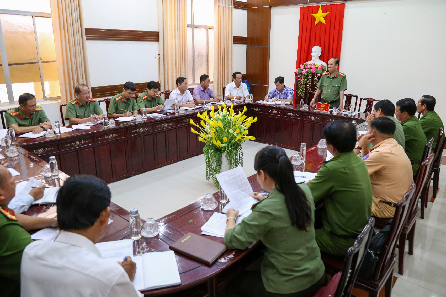 Rà soát công tác chuẩn bị Lễ ra mắt lực lượng tham gia bảo vệ an ninh, trật tự ở cơ sở