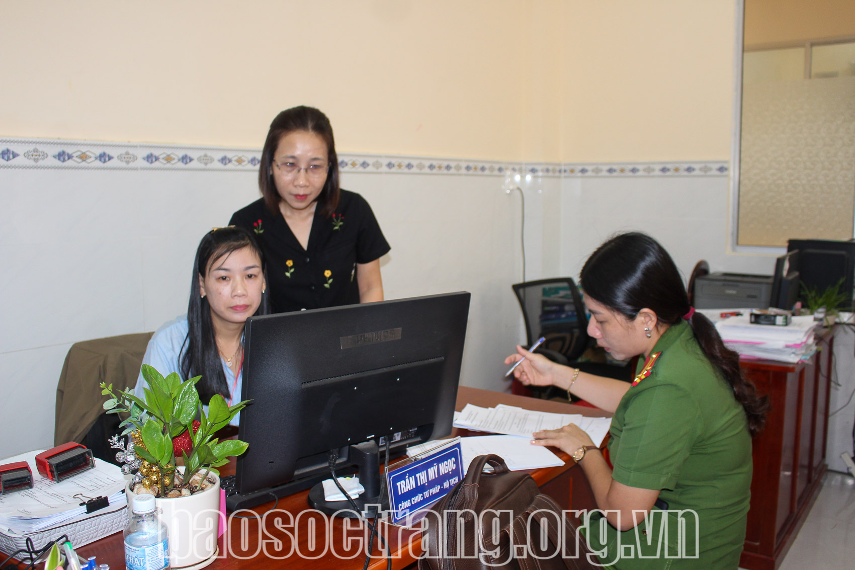 Kiểm tra công vụ đột xuất tại xã An Thạnh 2 và xã An Thạnh 3