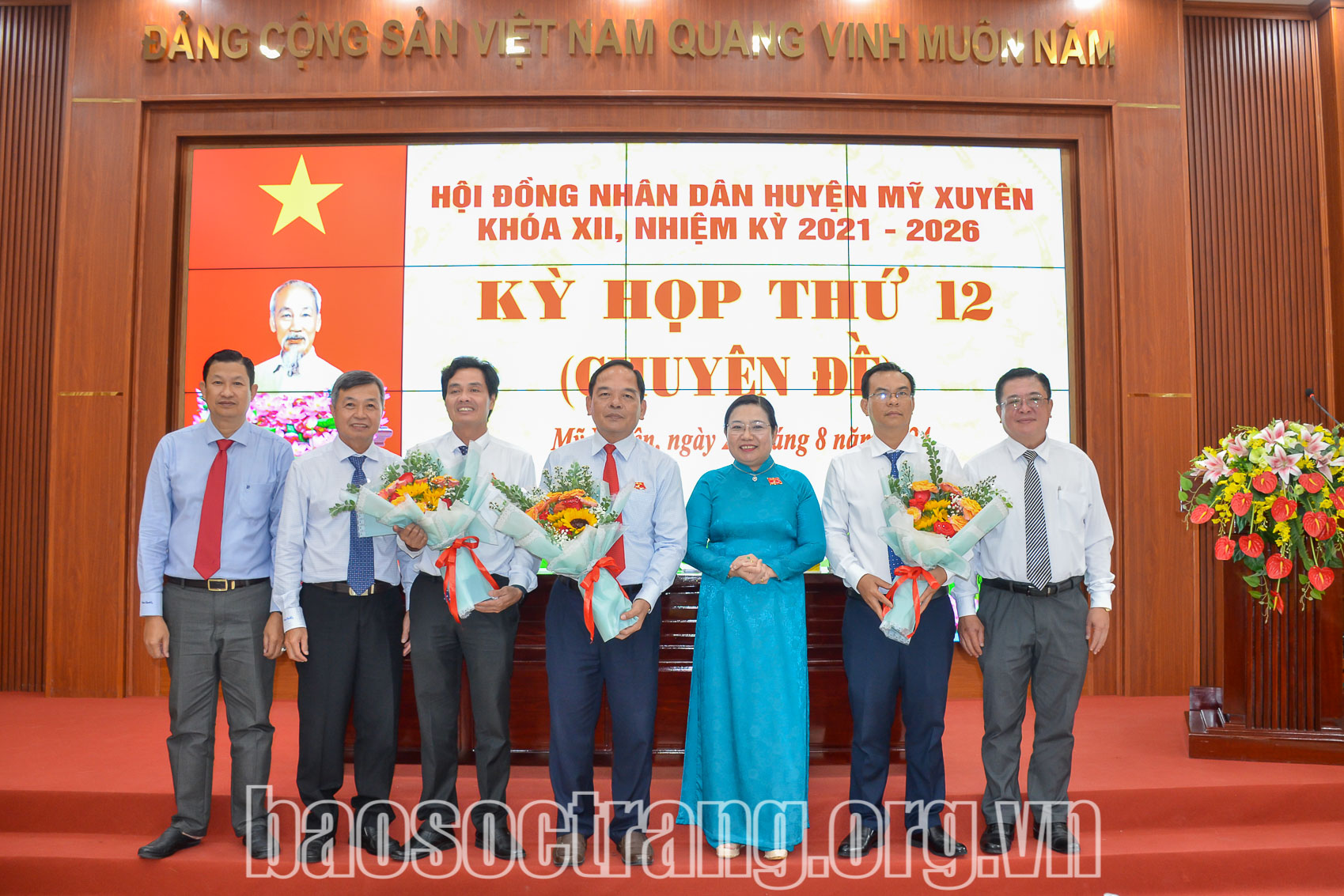 Huyện Mỹ Xuyên bầu mới chức danh Chủ tịch HĐND, UBND huyện nhiệm kỳ 2021 - 2026