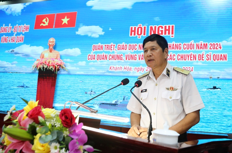 Vùng 4 Hải quân nâng cao nhận thức, trách nhiệm của cán bộ, đảng viên