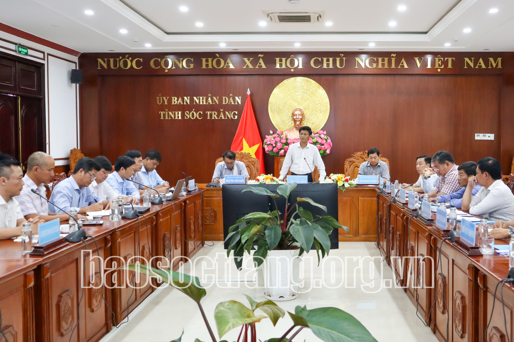 Đẩy nhanh tiến độ, sớm hoàn thành Dự án Tuyến đường trục phát triển kinh tế Đông Tây tỉnh Sóc Trăng