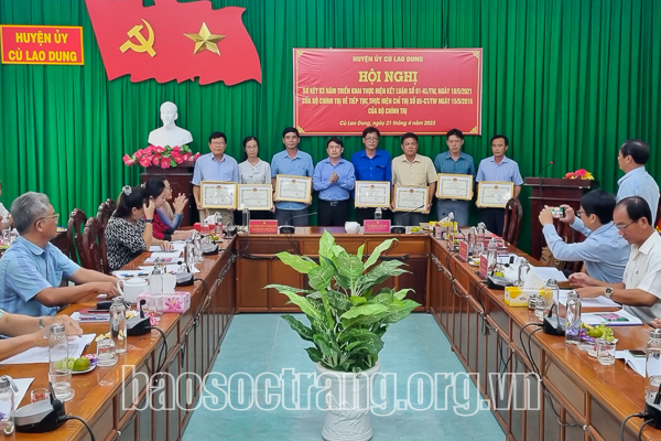 Lan tỏa phong trào học tập và làm theo Bác trên địa bàn huyện Cù Lao Dung