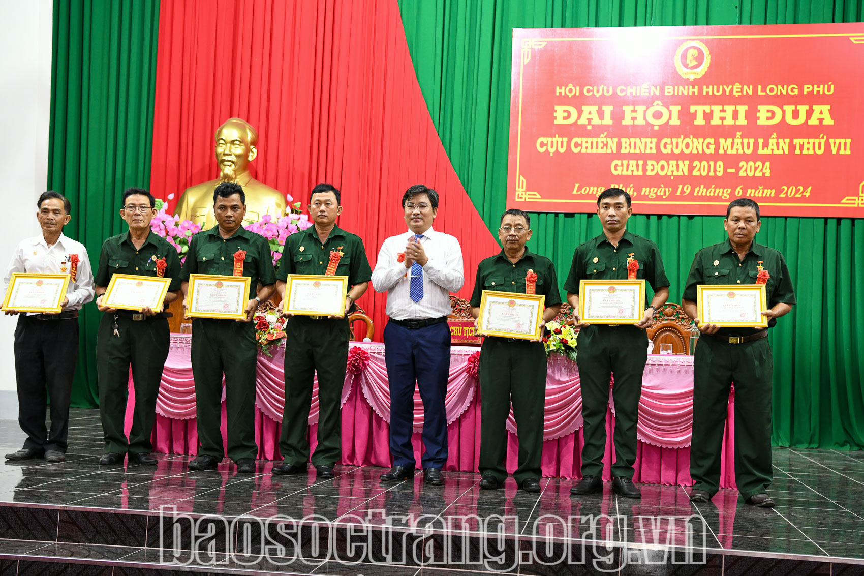 Phong trào thi đua Cựu chiến binh gương mẫu huyện Long Phú đạt nhiều kết quả thiết thực