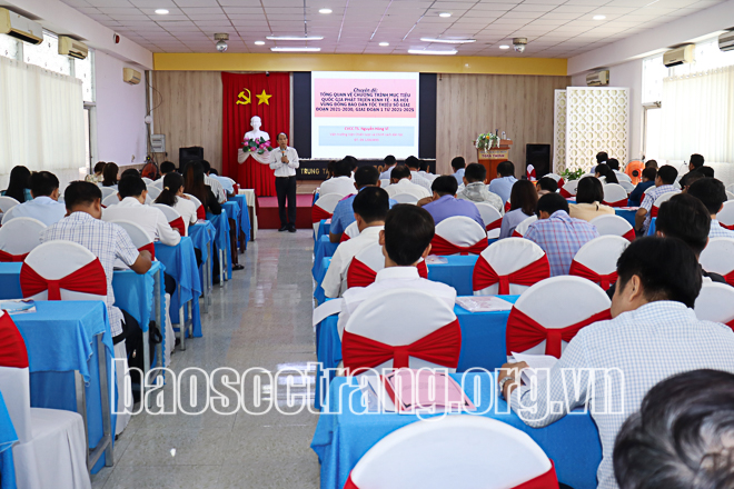 Tập huấn nâng cao năng lực cho cán bộ các cấp về triển khai thực hiện chương trình mục tiêu quốc gia