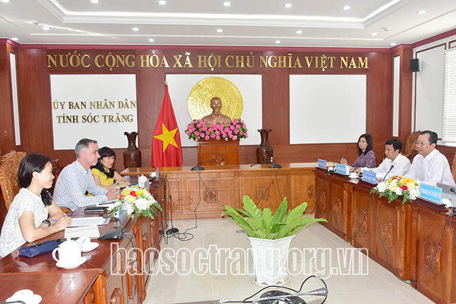 Lãnh đạo tỉnh tiếp và làm việc với đoàn Đại sứ quán Canada