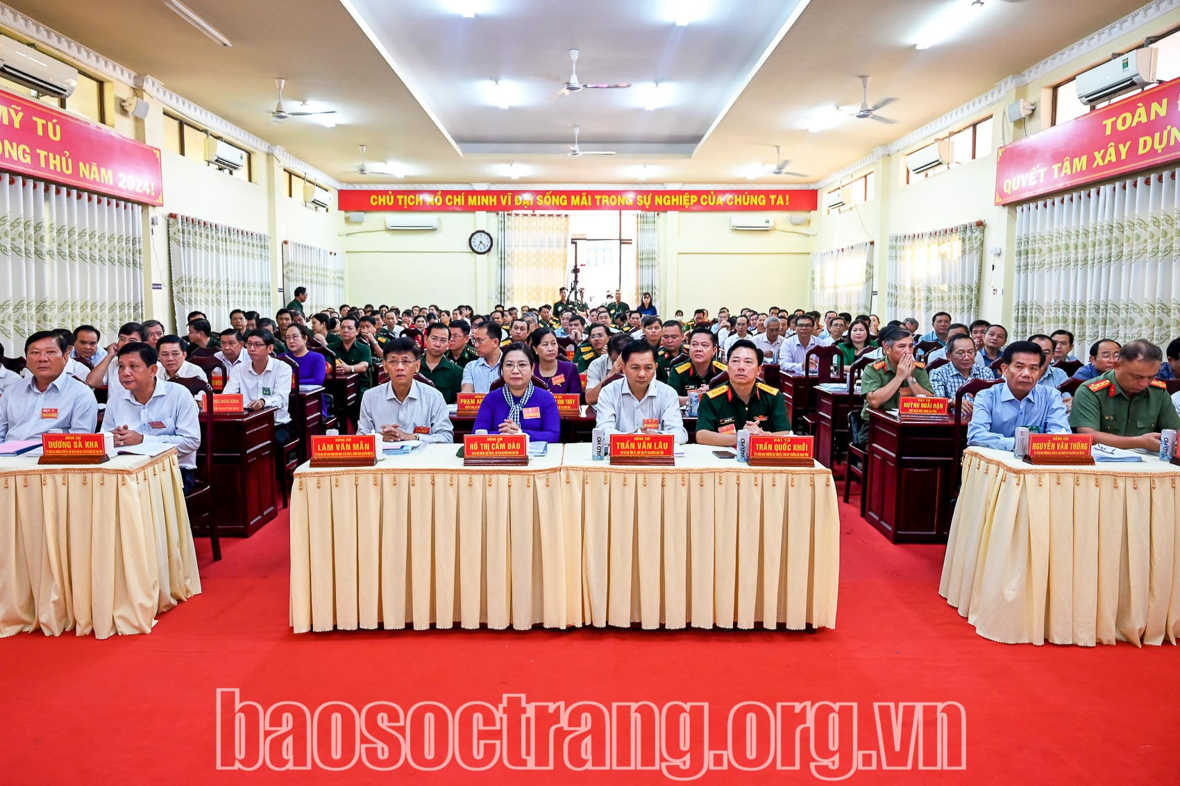 Huyện Mỹ Tú tổ chức diễn tập khu vực phòng thủ năm 2024