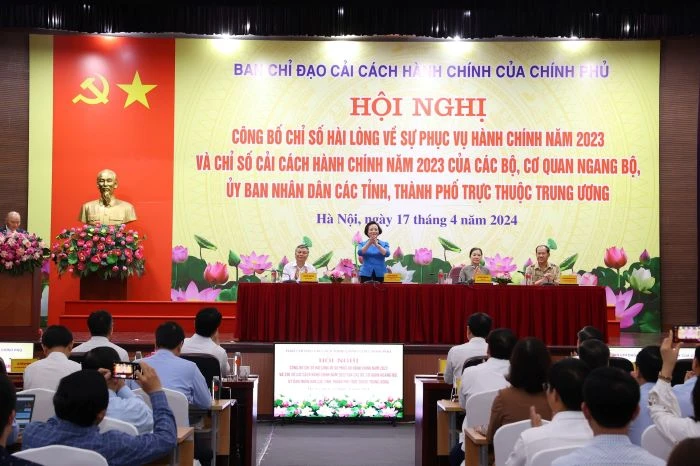 Công bố chỉ số hài lòng về sự phục vụ của cơ quan nhà nước