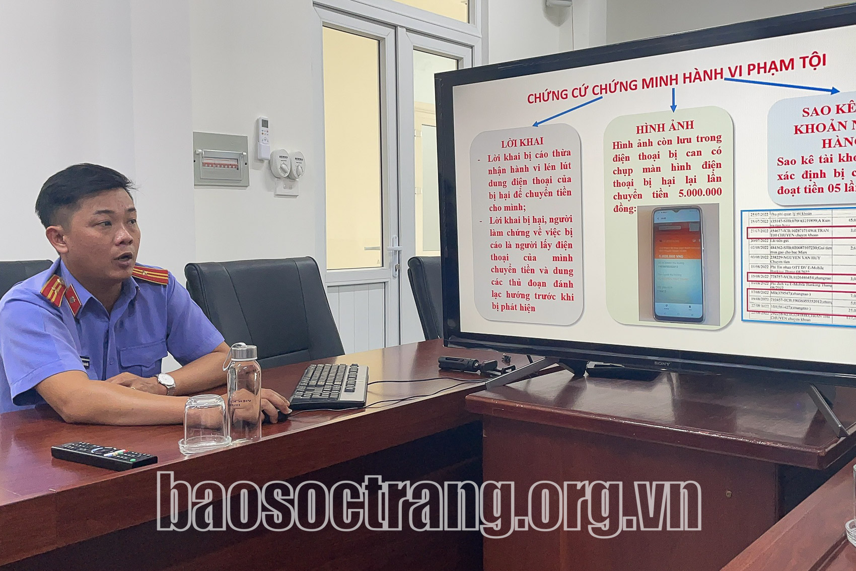 Viện Kiểm sát nhân dân huyện Mỹ Xuyên đi đầu trong thực hiện ứng dụng công nghệ thông tin và chuyển đổi số