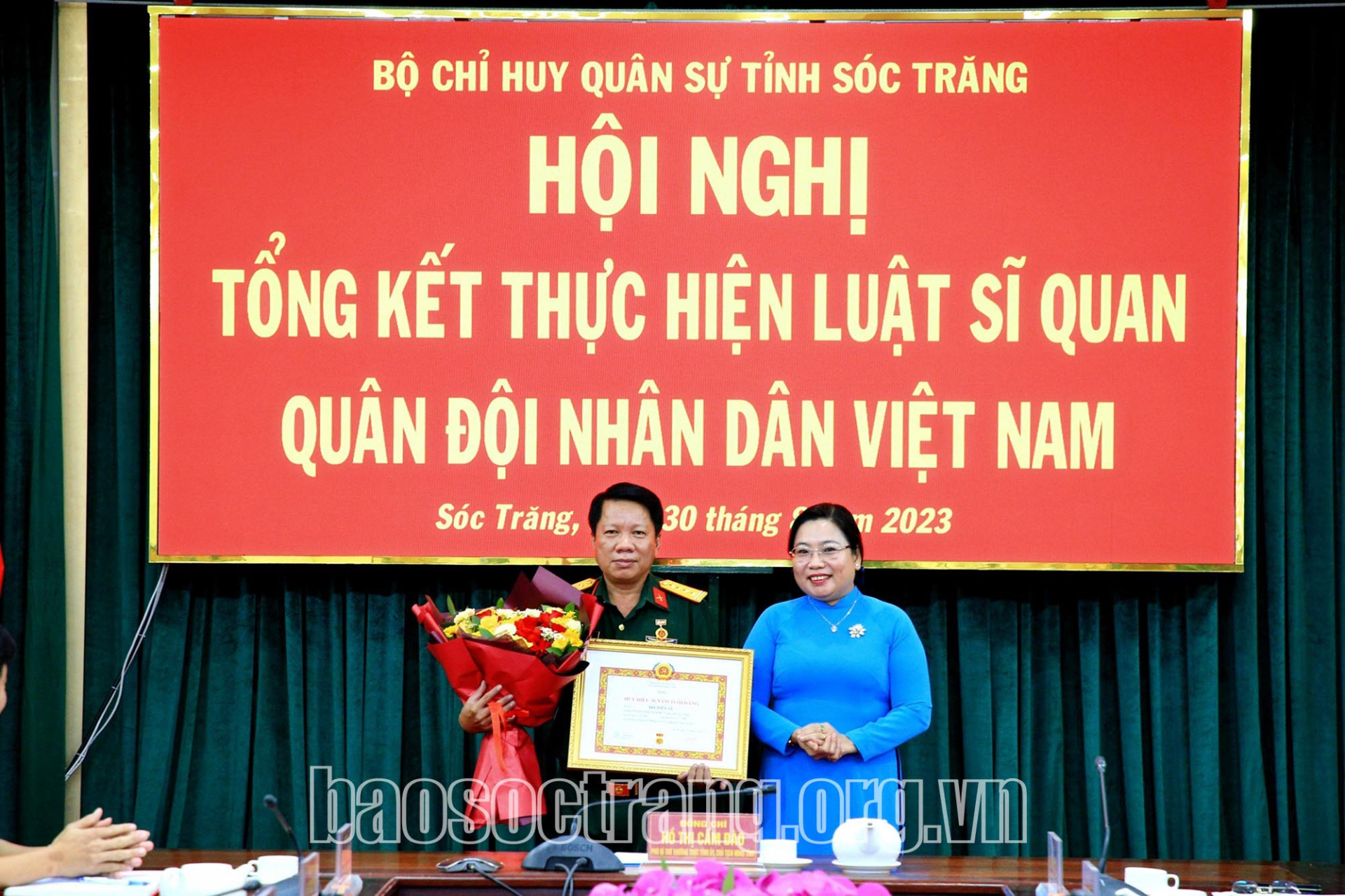 Tổ chức tổng kết thực hiện Luật Sĩ quan Quân đội nhân dân Việt Nam