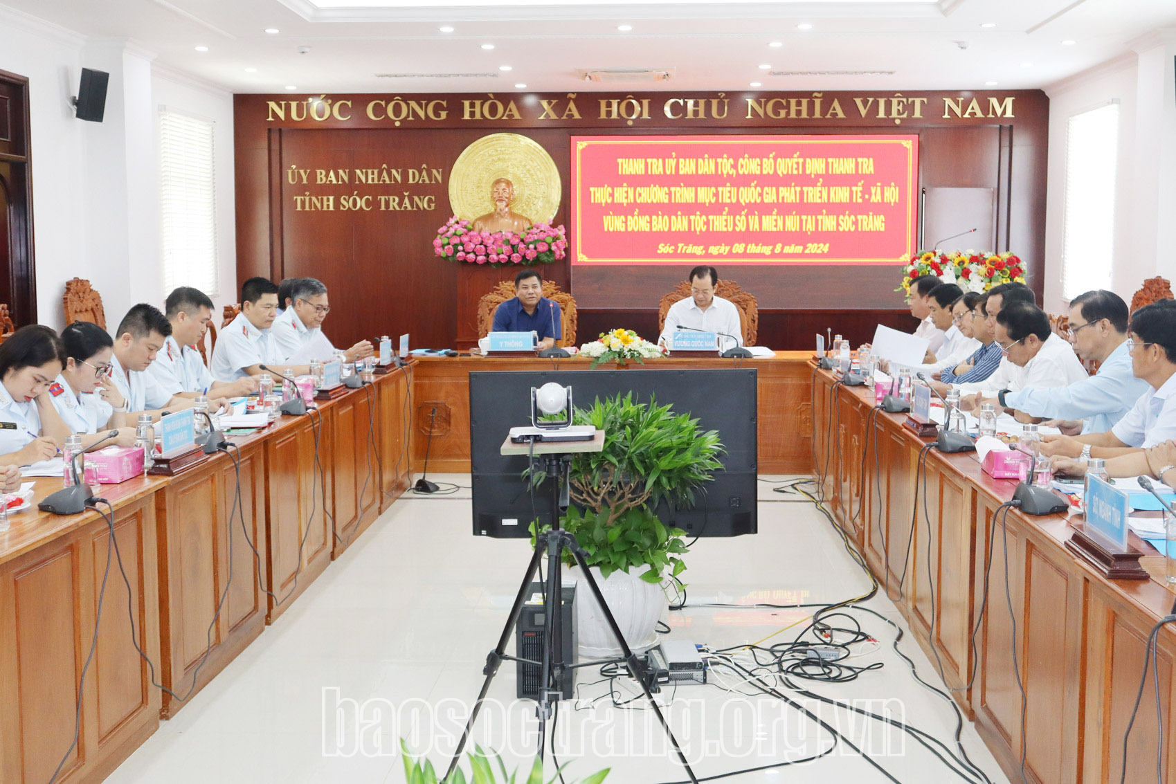 Công bố Quyết định thanh tra việc thực hiện các Chương trình mục tiêu quốc gia tại tỉnh Sóc Trăng