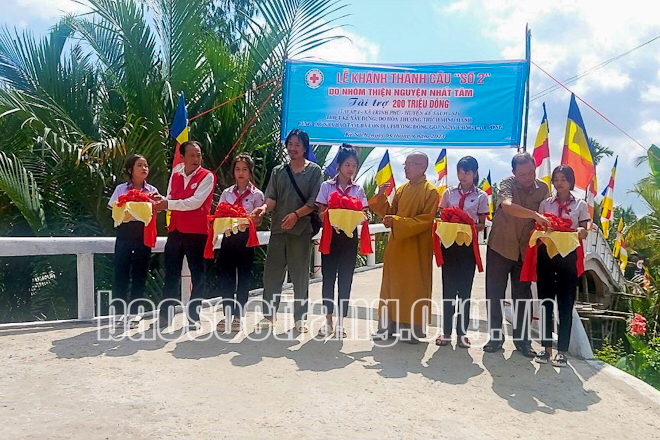 Tổ chức khánh thành cầu “Nhất Tâm 2”
