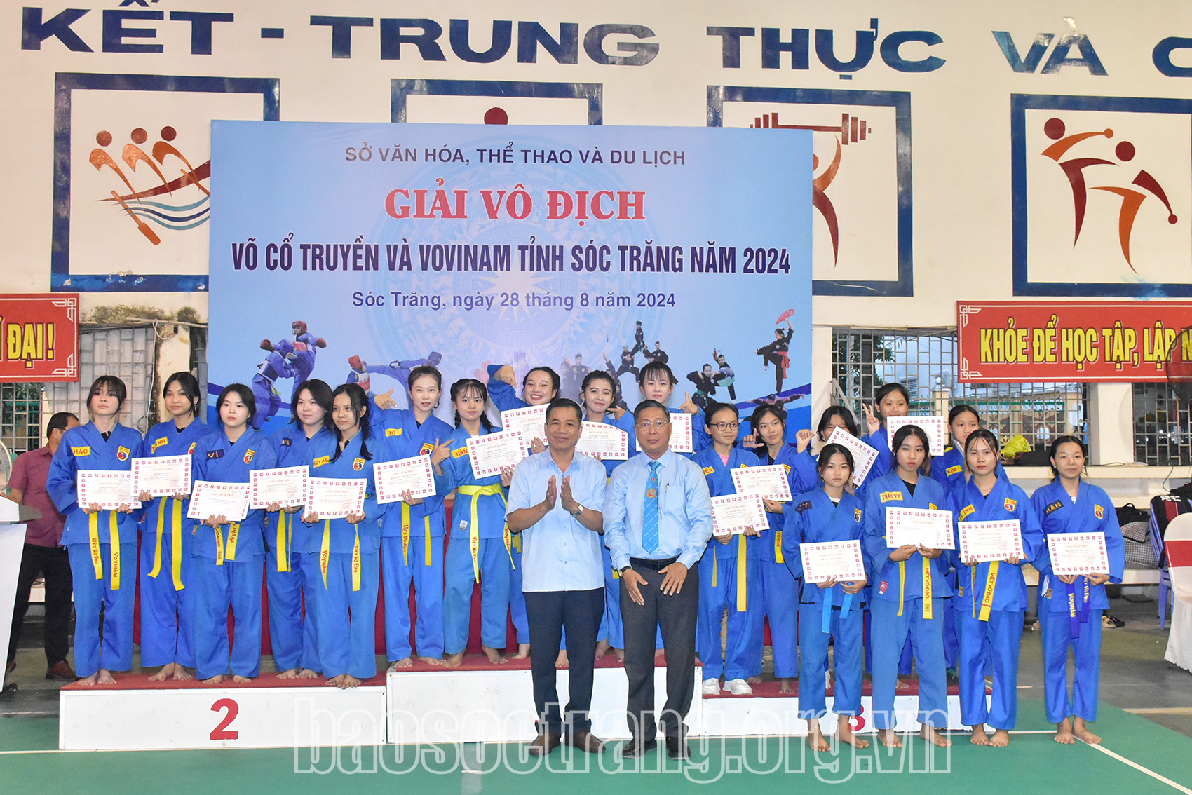 Bế mạc Giải vô địch võ cổ truyền và vovinam tỉnh Sóc Trăng