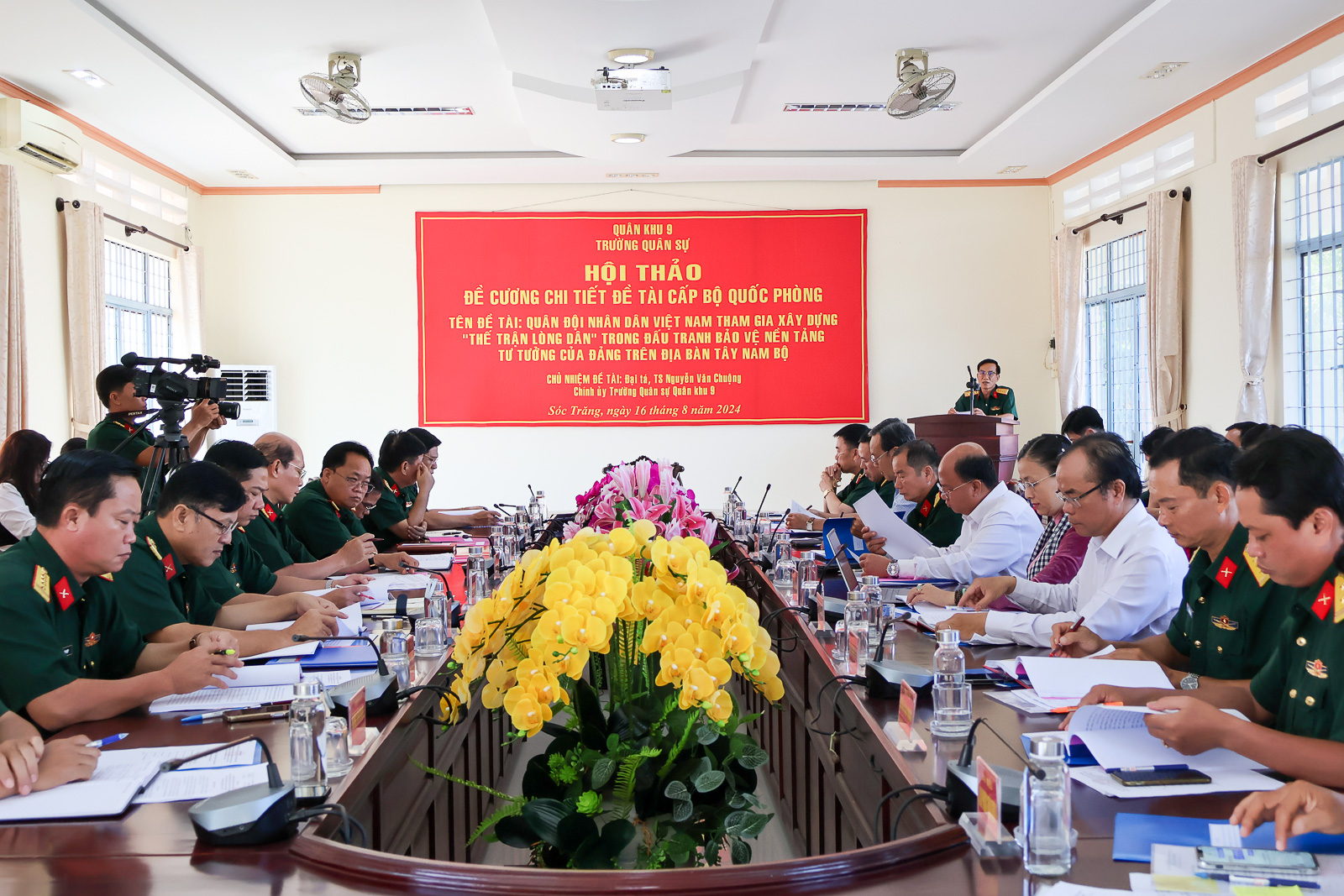 Tổ chức Hội thảo Đề cương chi tiết đề tài cấp Bộ Quốc phòng