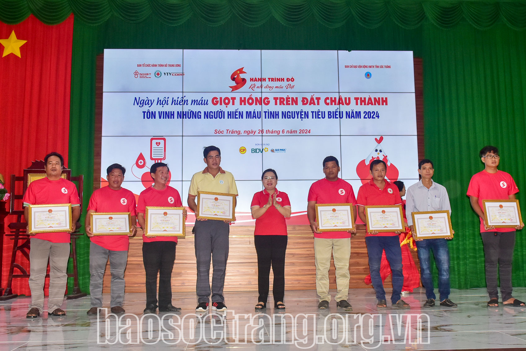 Hành trình Đỏ “Giọt hồng trên đất Châu Thành”