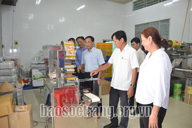 Nghiệm thu Đề án Hỗ trợ ứng dụng máy móc thiết bị tiên tiến trong chế biến thực phẩm