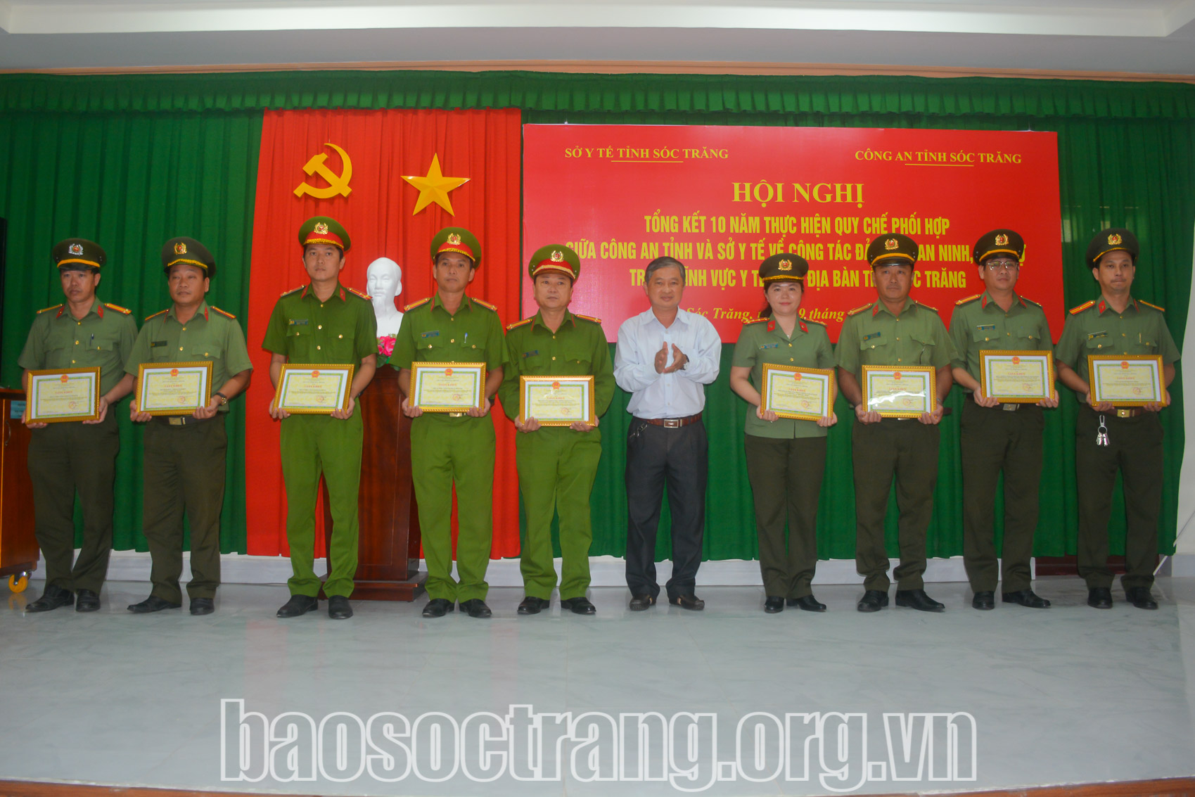 Công an tỉnh và Sở Y tế tổng kết 10 năm thực hiện quy chế phối hợp