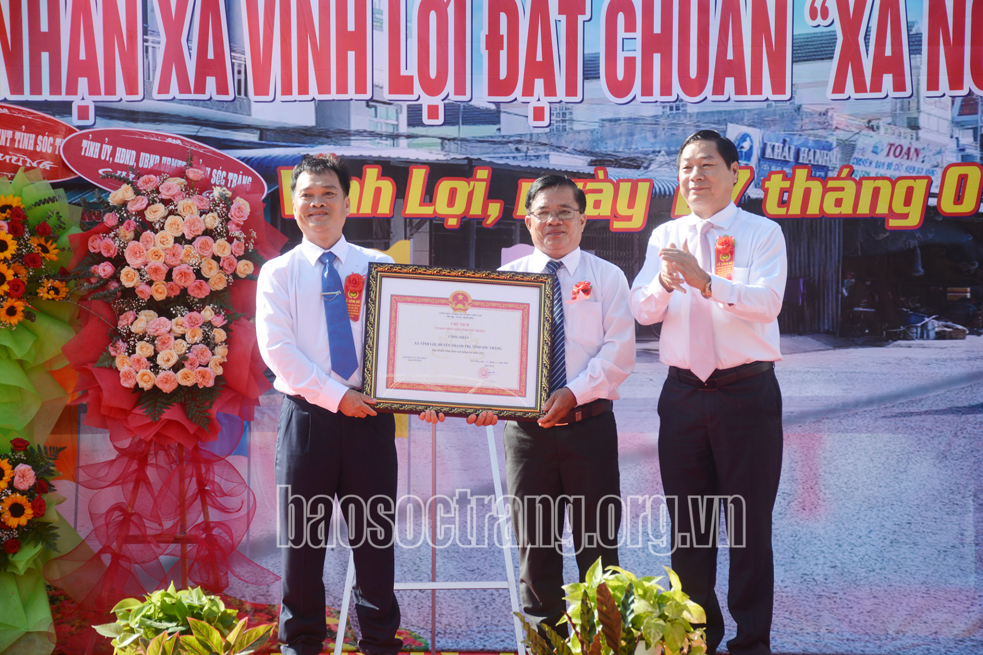 Xã Vĩnh Lợi đạt chuẩn nông thôn mới nâng cao năm 2023