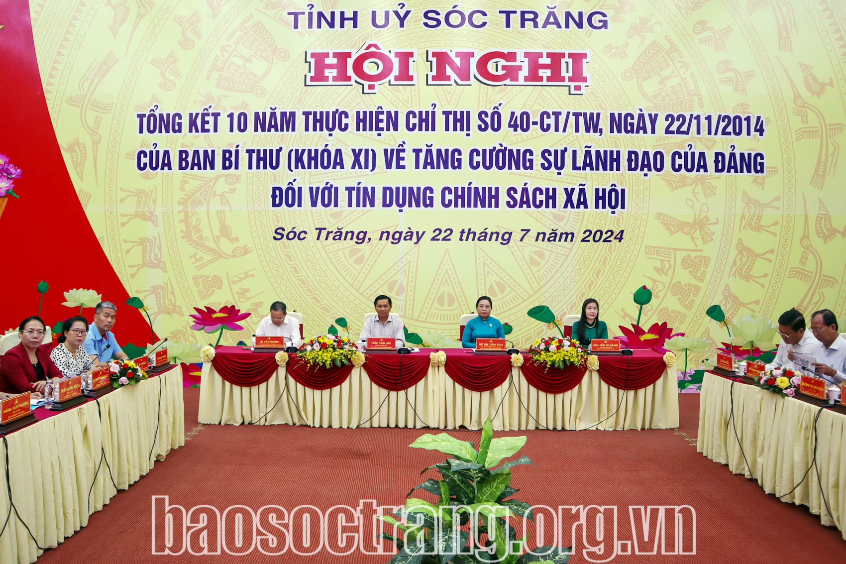 Tổng kết 10 năm thực hiện chỉ thị của Ban Bí thư về “Tăng cường sự lãnh đạo của Đảng đối với tín dụng chính sách xã hội”