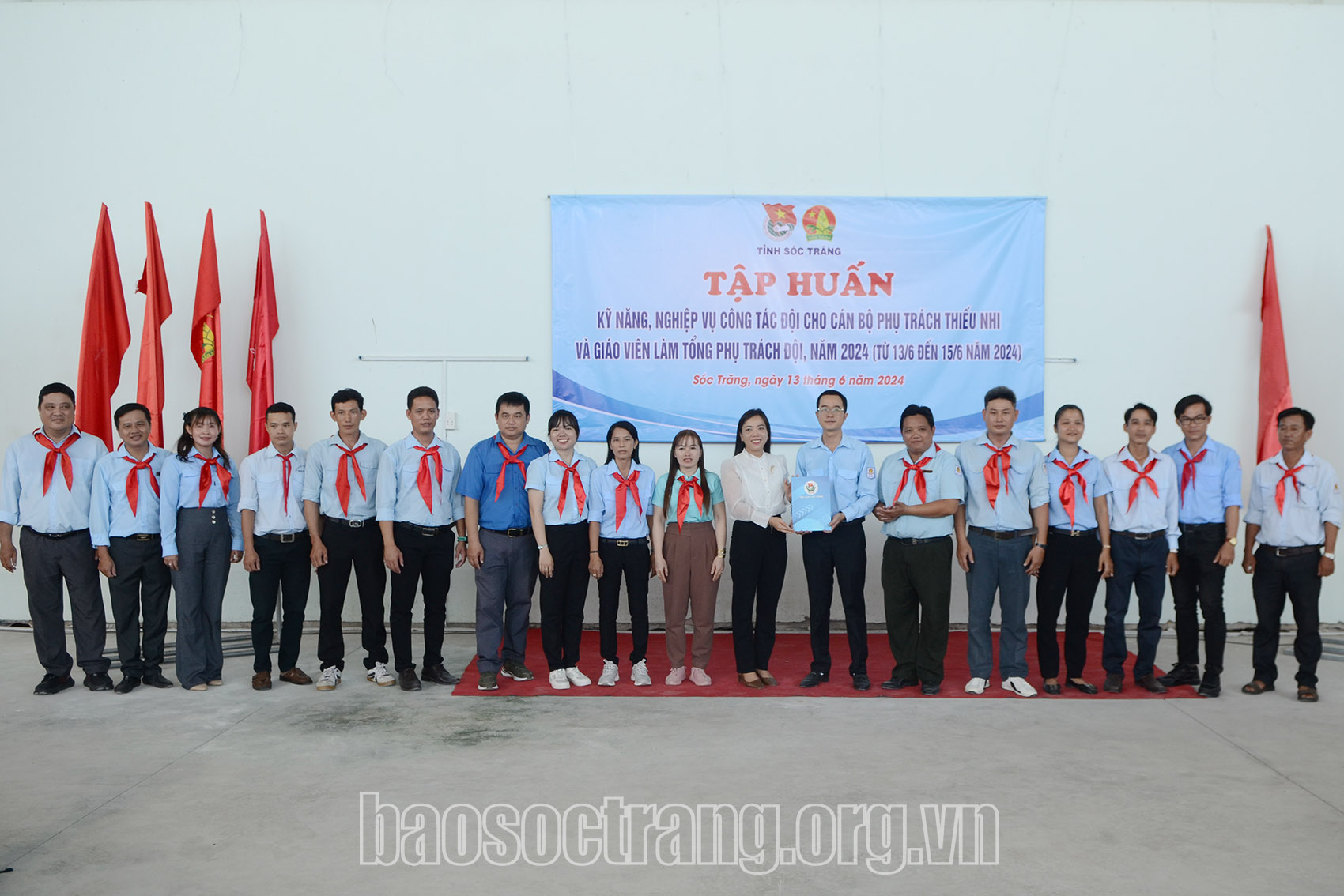 Tổ chức tập huấn kỹ năng, nghiệp vụ công tác đội