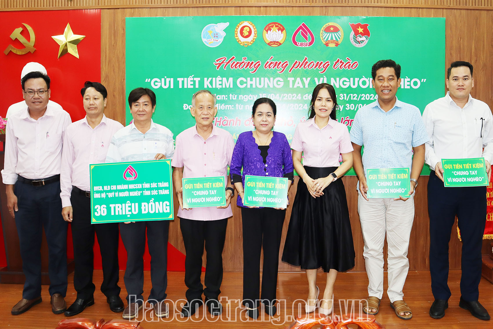 Phát động phong trào “Gửi tiền tiết kiệm chung tay vì người nghèo”